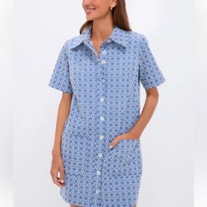 New With Tags Denim Embroidered Lacie Dress